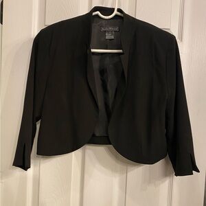 Jessica Howard Cropped Jacket Black size 10P